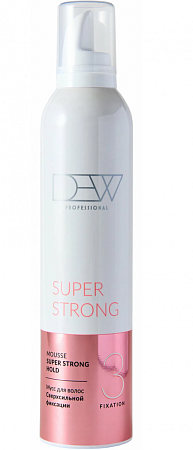 Мусс для волос DEW PROFESSIONAL сверхсильной фиксации 350 мл 