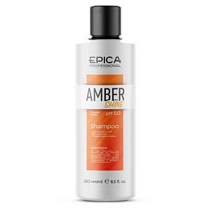 Купить Шампунь AMBER SHINE ORGANIC для восстановления EPICA 250мл в Москве по низкой цене Шампунь AMBER SHINE ORGANIC для восстановления волос EPICA 250 мл