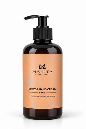 Крем для рук и тела MANITA TOBACCO, VANILLA, SAFFRON 300 мл 