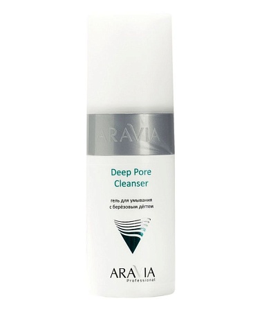 Гель для умывания ARAVIA с берёзовым дёгтем Deep Pore Cleanser 150 мл 