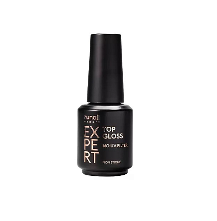 Топ глянцевый без УФ-фильтра Top Gloss Non Sticky Runail Expert 117, 18мл 