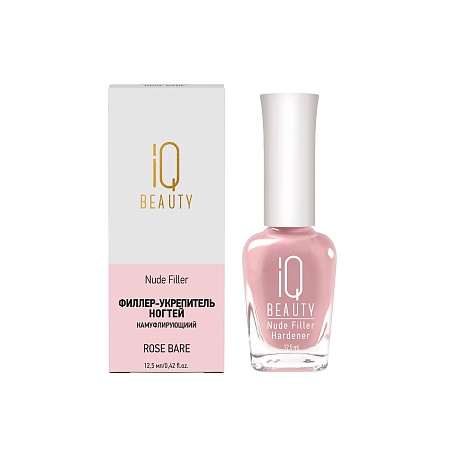 Филлер-укрепитель IQ BEAUTY Nude Filler с камуфлирующим эффектом 02 Rose Bare 12,5 мл 
