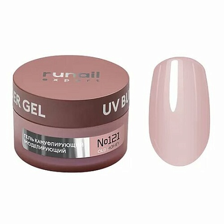 Гель моделирующий RuNail UV BUILDER GEL EXPERT  121 15гр банка 
