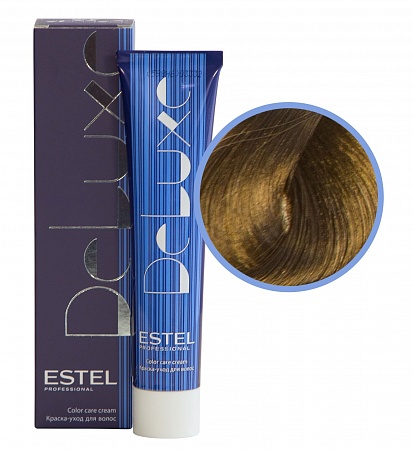 ESTEL De Luxe краска-уход для волос, 7/0 русый, 60 мл