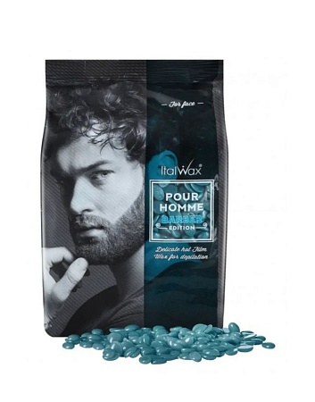 Воск горячий плёночный ITALWAX POUR HOMME BARBER гранулы 500 гр 