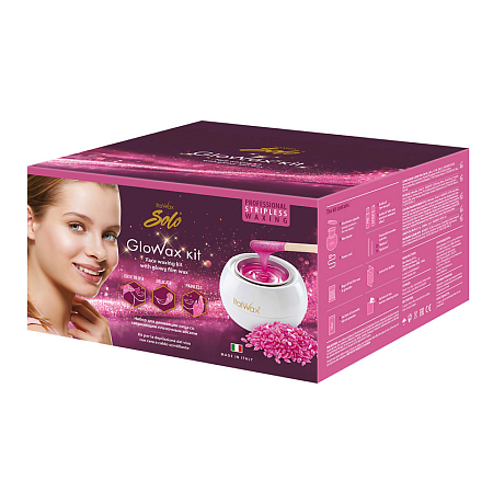 Набор для депиляции лица ITALWAX Solo GloWax kit 