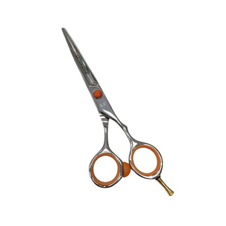Парикмахерские ножницы эргономичные, мягкий упор SILVER STAR PN-128-5,5 PRO 