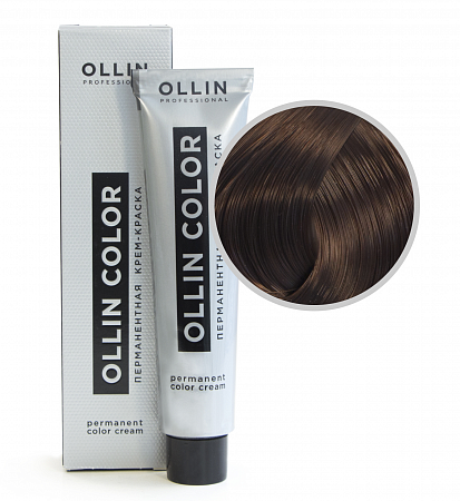 5/71 Ollin Color Крем-краска для волос, светлый шатен коричнево-пепельный, 60 мл