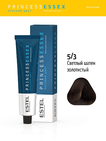 ESTEL Princess Essex крем-краска для волос, 5/3 светлый шатен золотистый, 60 мл 