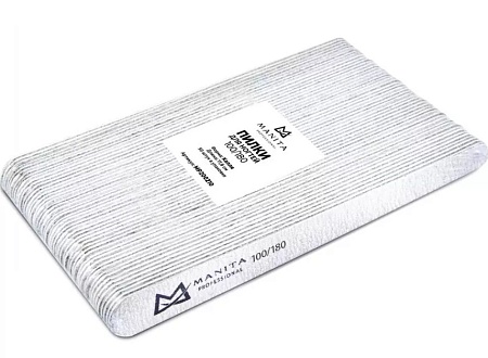Пилка Капля для ногтей Manita Professional 100/180 грит 17,8 см 