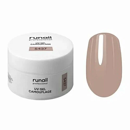 Камуфлирующий УФ-гель RuNail Спокойный бежевый 56 г 