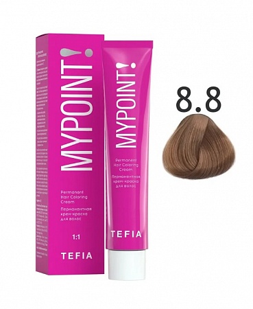Tefia Mypoint Крем-краска для волос тон 8.8 Светлый блондин коричневый, 60 мл