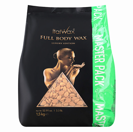 Воск плёночный полимерный ITALWAX Full Body гранулы 1,5 кг 