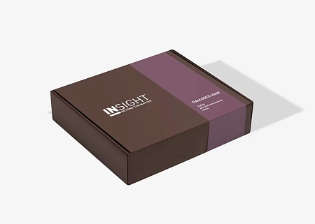 Набор INSIGHT DAMAGED HAIR (шампунь 350 мл, маска 200 мл, кондиционер 350 мл) 