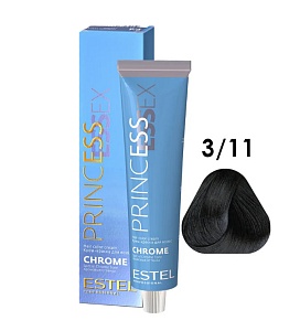 ESTEL Princess Essex Chrome крем-краска для волос, 3/11 тёмный шатен пепельный интенсивный, 60 мл ESTEL Princess Essex Chrome крем-краска для волос, 3/11 тёмный шатен пепельный интенсивный, 60 мл