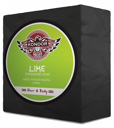 Мыло ручной работы KONDOR Hair&Body &quot;Лайм&quot; 130 г