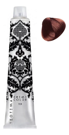 Крем-краска TЕО 4,35 Золотистый махагон коричневый 100 мл 