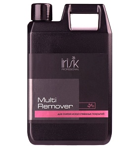 Жидкость для снятия искуственных покрытий IRISK MultiRemover 500 мл  Жидкость для снятия искуственных покрытий IRISK MultiRemover 500 мл