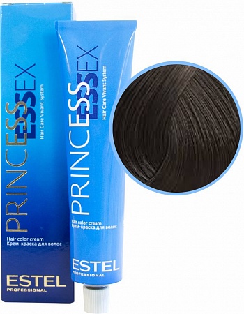 ESTEL Princess Essex краска-уход для волос, 5/75 светлый шатен коричнево-красный, 60 мл