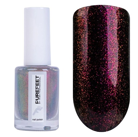 Лаковое покрытие с мерцающим эффектом Shimmery PureFeet 04 10 мл 