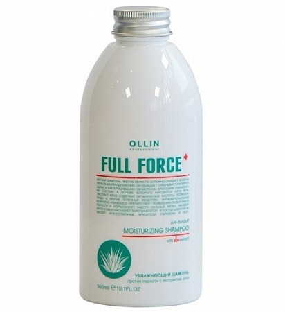 Увлажняющий шампунь OLLIN FULL FORCE против перхоти с экстрактом алоэ 300 мл