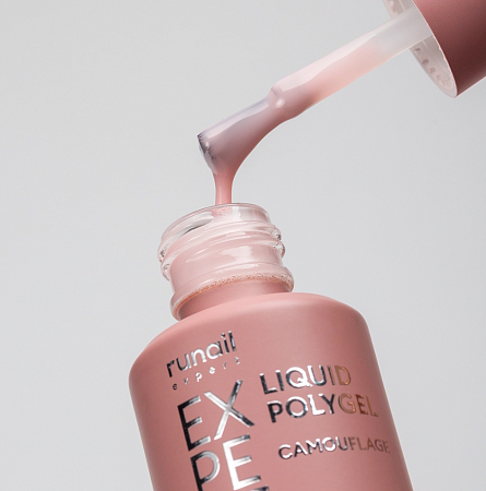 Жидкий полигель Liquid Polygel Runail Expert 211, 18 мл 