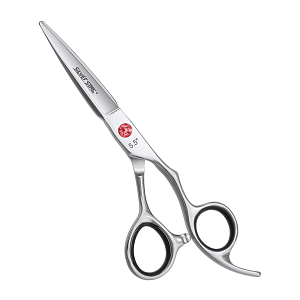 Премиальные парикмахерские ножницы SILVER STAR PN-132-5.5-premium, эргономичные, красный винт, лезвия - меч с повышенной режущей способностью  Премиальные парикмахерские ножницы SILVER STAR PN-132-5.5-premium, эргономичные, красный винт, лезвия - меч с повышенной режущей способностью