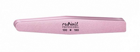 Шлифовщик универсальный розовый 100/180 RuNail