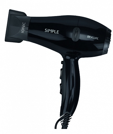 Фен DEWAL SIMPLE 03-104 Black 2000 Вт