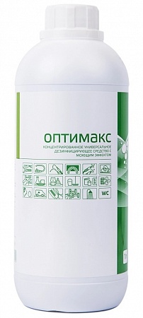 Оптимакс-концентрат для дезинфекции поверхностей и инструмента 1л