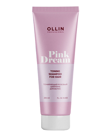 Тонирующий розовый шампунь для волос Ollin Professional PINK DREAM 250 мл 