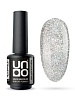 Гель-лак Uno 109 Серебряная пыль - Silver Dust, 8 мл 