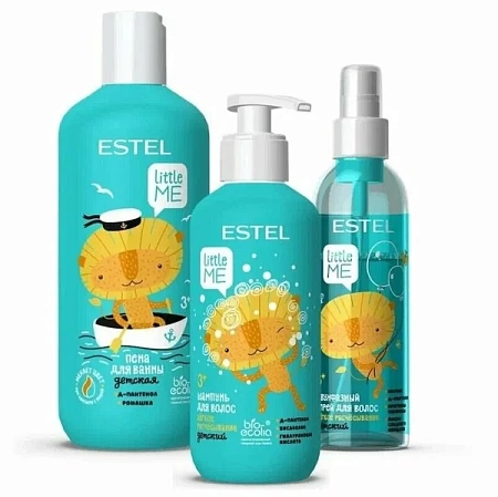 Детский набор &quot;Лёгкое расчёсывание&quot; ESTEL LITTLE ME (шампунь 300 мл + бальзам 250 мл + спрей 200 мл) 
