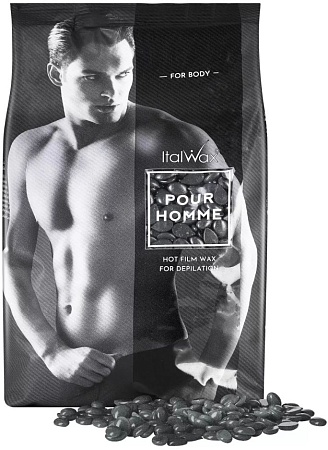 Воск горячий плёночный ITALWAX POUR HOMME мужской гранулы 1 кг 