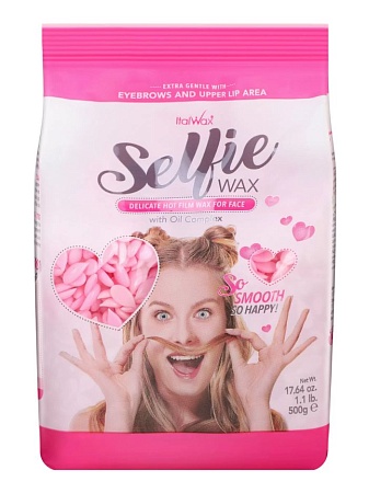 Воск горячий плёночный ITALWAX SELFIE гранулы 500 гр 
