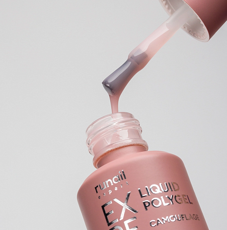 Жидкий полигель Liquid Polygel Runail Expert 221, 18 мл 