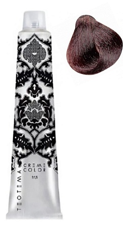 Крем-краска TЕО 5,5 Светлый махагон коричневый 100 мл 