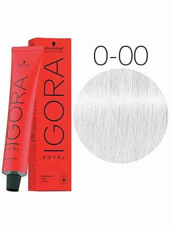 Перманентный крем-краситель IGORA ROYAL 0-00 Cleer прозрачный 60 мл 