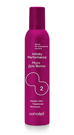 Мусс для волос подвижной фиксации (2) CONCEPT Infinity 300 мл 