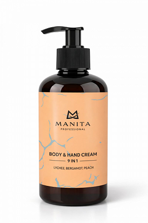 Крем для рук и тела MANITA LYCHEE, BERGAMOT, PEACH 300 мл 