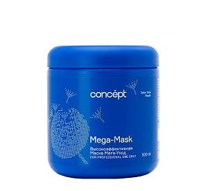 Маска МЕГА-Уход для слабых и поврежденных волос CONCEPT 500 мл  Маска МЕГА-Уход для слабых и поврежденных волос CONCEPT 500 мл