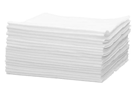 ODILIYA Полотенца комфорт 35 х 70 спанлейс сетка индивидуально сложенные 45 гр/м2, 50 шт 