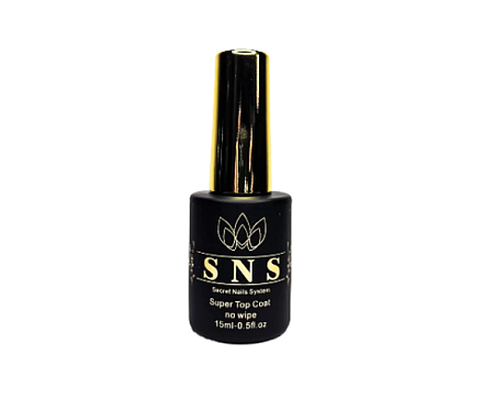 Глянцевый топ для гель лака без липкого слоя SNS Secret Nails System 15 мл 