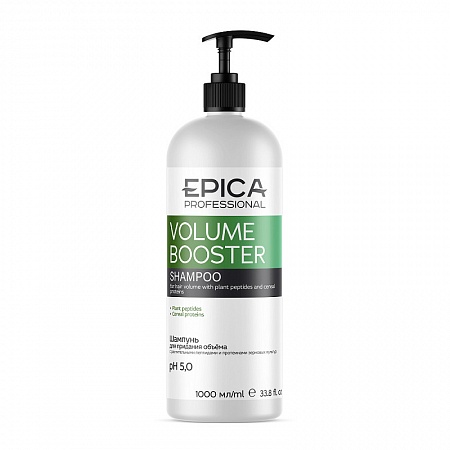 Шампунь VOLUME BOOSTER для придания объёма волосам EPICA 1000 мл