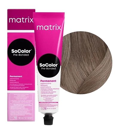 Краска для волос Matrix SoColor Pre-Bonded 8MM светлый блондин мокка мокка 90 мл 