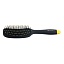 DEWAL Щётка массажная BANANA black прямоугольная узкая, пластиковый штифт, 7 рядов DEWAL Щётка массажная BANANA black прямоугольная узкая, пластиковый штифт, 7 рядов