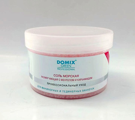 DOMIX Соль морская для маникюрных и педикюрных ванночек, 500 г 
