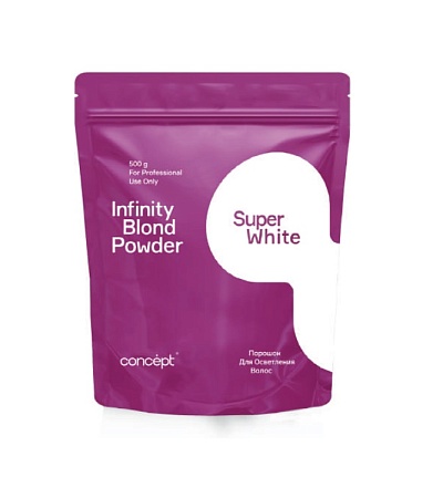 Порошок CONCEPT Infinity осветление волос Super white 500 гр 