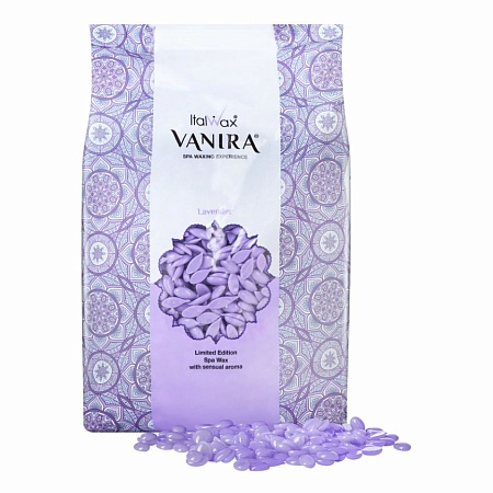 Воск полимерный плёночный ItalWax Vanira Лаванда 1 кг 