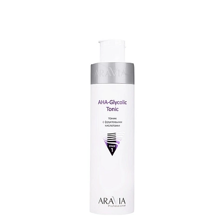 Тоник ARAVIA с фруктовыми кислотами AHA - Glycolic Tonic, 250 мл 